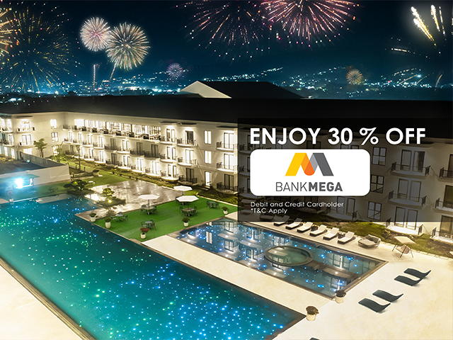 Ring in the New Year with 30% OFF! Exclusive NYE Packages with Bank Mega